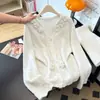Conjunto de Punto Suave y Elegante con Flores Tridimensionales Tallas Grandes 2026 para Mujeres Tallas Grandes, Jersey Grueso Adelgazante Conjunto de Dos Piezas
