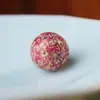 Directamente del fabricante: Auténtico Pulsera de 10 mm Impecable Hecha a Mano con Cuentas, Presentando Cuentas Tradicionales de Laca, Nácar y Madera de Sándalo Morado