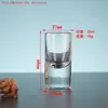 Atacado de fábrica copo de vidro para destilados fundo grosso copo reto para licor taça pequena de vinho copo reto pequeno swallow 25ml