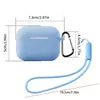 Adecuado para Auriculares Bluetooth Inalámbricos Apple AirPods Pro de 3ª Generación Pro3 Hebilla Funda de Silicona Nueva Funda para Auriculares