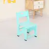 Silla de Jardín de Infancia Silla Infantil con Respaldo Escritorio y Silla de Plástico Aprendizaje en Casa Entrenamiento Silla Elevable Apilable Silla de Color