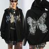 2021 Europeu e americano novo moletom com capuz feminino solto street sports zíper cardigan jaqueta y2k para mulheres