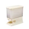 Cubo medidor de arroz a presión para el hogar, cubo para granos, gran capacidad, a prueba de humedad, a prueba de insectos, caja de almacenamiento de arroz, cocina, caja de arroz automática