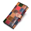 Carteira Versátil de Couro Genuíno Moda Slot para Cartão Multifuncional Clutch Porta-Moedas Mais Vendido Coleção Slot para Cartão Atacado