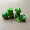 Conjunto de Sete Peças de Dados Digitais Multifacetados Grupo de Corrida com Caracteres Dourados Conjunto de Jogos Multifacetados Jogo de Tabuleiro Peneira Comércio Exterior Transfronteiriço