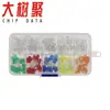 Diodo Emisor de Luz LED Redondo de 5 mm Varios Colores Blanco Rojo Amarillo Verde Azul Transparente Caja de Kit LED