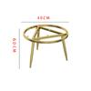 Suporte de perna de mesa de ferro redondo, suporte de perna de mesa de chá de varanda, mesa de pedra, combinação de mesa de centro, suporte de pé de mesa lateral