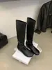 Botas de Caballero de Punta Cuadrada Estilo Coreano Pierna Alta para Mujer 2026 Otoño/Invierno Nuevo Diseño con Sentido Nicho Temperamento Adelgazantes Alargadoras Botas Largas