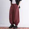 Pantalones de Linterna Delgados para Hombre Cortos Sueltos Estilo Chino Talla Grande Pierna Ancha Estilo Pareja Pantalones Harem Nuevo Estilo Chino Verano