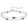 Amazon Pulsera de Piedra de Nacimiento de Moda Europea y Americana Personalidad Ojo Maligno Pulsera Gótica Joyería de Tendencia Regalo para Mujeres