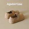 Sapatos Mula Augusden para Mulheres 2026 Outono/Inverno Novo Estilo Totalmente Cobertos Slip-On Solado Macio Retro Plano Sapatos Torrada