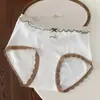 50 pares de ropa interior retro estilo británico de cintura media para niñas, hecha de algodón puro, con refuerzo antibacteriano 10A, bragas triangulares, nuevo estilo 2026