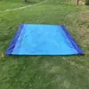 Tapete de Piquenique Dobrável Portátil Impermeável Conveniente para Acampamento ao Ar Livre Tapete à Prova de Umidade Poliéster Xadrez Bolso Tapete de Praia