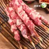 Brochetas de Cordero Amute de Mongolia Interior Brochetas Grandes de Sauce Rojo Fábrica Mayorista de Barbacoa Rama de Sauce Rojo Directa Brochetas de Cordero