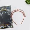 Espanhol Feliz Aniversário Tiara de Cabeça Chapéu Decorações de Aniversário Dourado e Prateado Estilo de Festa