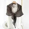 Bufanda de Verano para Mujer con Protección Solar de Lino para Oficina y Habitación con Aire Acondicionado Chal Grande de Doble Uso Versátil Bufanda Delgada de Algodón y Lino