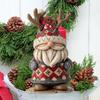 Uma Variedade de Novas Figuras Fofas de Gnomos de Natal Carregando Presentes, Decorações de Feriado para Pátio e Jardim, e Adereços Decorativos