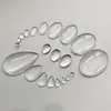 Cristal de Cristal Artificial de Venta Caliente Accesorios para Joyería DIY Parches de Piedra de Tiempo Redondo Semiesférico Ovalado Forma de Gota de Agua Tarjeta de Color