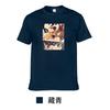 Camiseta estampada de manga corta transfronteriza para parejas de hombres y mujeres de primavera 2022, nueva camiseta de manga corta con estampado de Naruto Anime