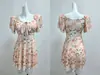 Maiô feminino de peça única com estampa floral, suave e valorizador, estilo verão, esconde a barriga, modelador, com mangas bufantes, maiô estilo saia, maiô de peça única com saia