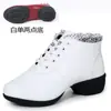 Zapatos de Baile Cuadrado, Zapatos de Baile para Mujer, Zapatos de Baile Sailor de Tacón Medio de Suela Blanda para Adultos, Zapatos de Baile, Zapatos de Actuación, Nuevo Malla E18