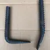 Alavanca de Desmoldagem para Marcenaria de Aço Rosqueado Fundida à Mão, Alavanca de Aço Especial com Cabeça Chata para Vergalhão, Alavanca Longa, Barra de Levantamento para Moldes de Madeira