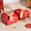 Caixa de Doces 2023 Nova Sacola de Doces de Caqui Caixa de Doces para Casamento Embalagem de Caixa de Presente de Alto Nível Caixa de Doces Suprimentos para Casamento