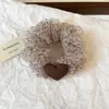 Laço de cabelo grande e fofo em organza, atmosfera preguiçosa, estilo coreano, corda de cabelo plissada, elástico para rabo de cavalo feminino