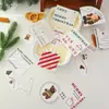 Tarjeta de Navidad de Pensamiento de Siete Colores Regalo Decoración de Regalo Tarjeta DIY Hecho a Mano Floral Floristería Tarjeta de Empaque de Flores