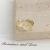Anillo Minimalista con Forma de Corazón y Goteo de Aceite con Incrustaciones de Circonia, Anillo Abierto de Moda Asimétrico Vintage con Personalidad
