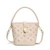 Bolso de Cubo Casual Sencillo Moda Otoño e Invierno 2025 Bolso de Hombro tipo Bandolera Bolso de Mano Cruzado Elegante de Nicho
