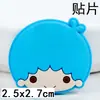 Accesorios de Joyería para Pasadores de Pelo Decoración para Fundas de Teléfono Móvil Parche Adhesivo de PVC Suave Muñeca Plana de Animales de Dibujos Animados Accesorios de Goma Suave