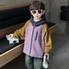 Chaqueta de Polar para Niños Otoño/Invierno 2026 Nueva Elegante Ropa de Invierno Engrosada con Felpa Plus para Niños Top de Finales de Otoño para Bebé