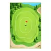 Conjunto de Jogo de Golfe Casual Conjunto de Jogo de Golfe de Lazer Tapete de Golfe para Bater