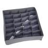 Caja de almacenamiento de ropa interior de malla plegable, para calcetines, sujetadores, ropa interior, tipo cajón, caja de acabado de almacenamiento dividida, juego de cuatro piezas