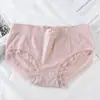 Nova calcinha de bolha feminina de grafeno confortável sem costura respirável plus size cintura de renda shorts triângulo