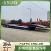 Semirreboque Plataforma Baixa Hidráulico Dobrável com Pescoço de Ganso de 13 Metros Eixo Quatro Eixos Alto-Baixo Trailer Especial de Plataforma Baixa para Escavadeira