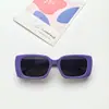 Óculos de sol quadrados retrô de acrílico novos para crianças, atacado, moda unissex, para todas as ocasiões, à prova de UV para uso externo