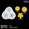 Vários Moldes de Silicone em Formato de Flor, Incluindo Girassóis e Flores de Cinco Pétalas, para Chocolate, Bolos de Fondant e Decorações de Sobremesas