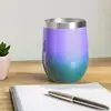 Taza para Huevo Transfronteriza de 12 oz con Aislamiento de Doble Capa de Acero Inoxidable 304, Copa de Vino en Forma de U, Taza Portátil con Forma de Huevo, Venta al por Mayor