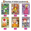 Rompecabezas de dibujos animados para niños, pegatinas de juguete, pegatinas de rompecabezas DIY, pegatinas de decoración artesanal