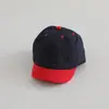 2026 Nova Boné de Baseball Color Block Infantil Versátil Simples Fino Chapéu de Sol para Exterior Top Macio Boné Bico de Pato