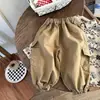 ¡El estilo coreano es súper completo! Overol suelto estilo coreano para niños y niñas, pantalones casuales elegantes, pantalones de moda versátiles para niños, primavera