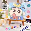 20*20 Desenho Animado Pintura a Óleo Digital DIY Colorir Pintura Decorativa Genshin Flor Pintura a Óleo Pintura a Óleo Digital Infantil Atacado