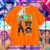 Cazadores de Demonios Kpop Cazador de Brujas Reunión Cuello Camiseta de Manga Corta de Verano Holgada Tallas Medianas y Grandes Tops Casuales para Niños