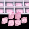Fluorescente perfilado duplo furo costurado à mão vidro cristal strass faça você mesmo vestido de noiva acessórios de bagagem fabricantes atacado
