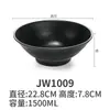 Tigela de Macarrão de Melamina Tigela Plástica Comercial Louça de Porcelana Tigela Preta Japonesa Tigela para Ramen Tigela para Sopa de Carne Tigela Malatang