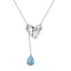 Colección de Cadena para Clavícula de Moda Estilo Bohemio Piedra Natural de Color Diseño Original Collar de Perlas Plata 925 Venta Directa