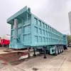 Venta Transfronteriza de Semirremolques Volquete Pesados, Remolques Volquete Verticales, Remolques de Transporte de Ingeniería para Arena, Grava y Carbón