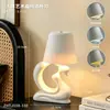 Lâmpada de Taça de Vinho Curva de Arte Corporal Humana Criativa Luz Noturna de Atmosfera para Mesa de Quarto Decoração de Alto Padrão Lâmpada de Cabeceira de Luxo